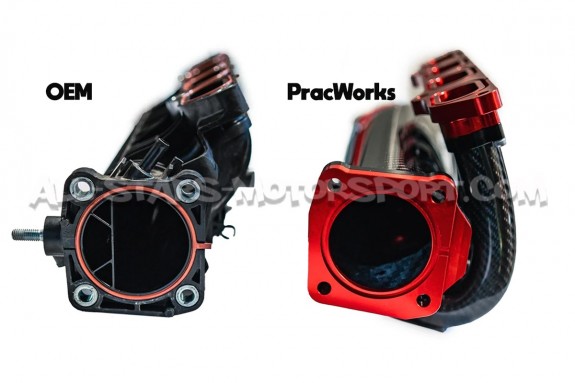 Collecteur d'admission carbone PracWorks pour Honda Civic Type R FK...