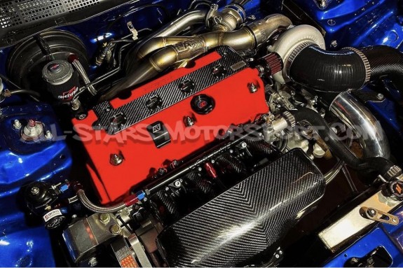 Couvre bobine en carbone PracWorks pour Honda Civic Type R EP3 / FN...