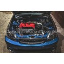 Collecteur d'admission carbone PracWorks Centerfeed pour Civic Type...