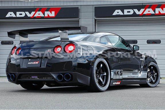Echappement catback HKS Racing Muffler pour Nissan R35 GTR