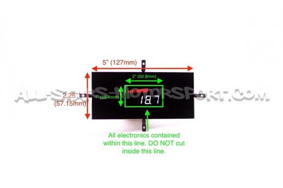 Reloj digital P3 Gauges para rejilla de ventilacion universal