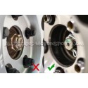 Black or Polished Wheel Cap for SSR GTX / SP and MS