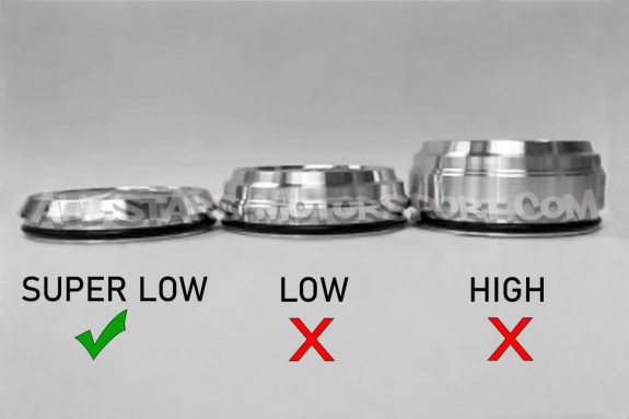 Black or Polished Wheel Cap for SSR GTX / SP and MS