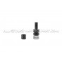 Valve de jante SSR en aluminium noir