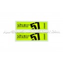 Pegatinas para llantas Gram Lights 57CR rojo, amarillo, blanco, nar...