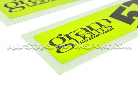 Gram Lights 57CR Blue, Red, Yellow, Orange or White Wheel Spoke Sti...