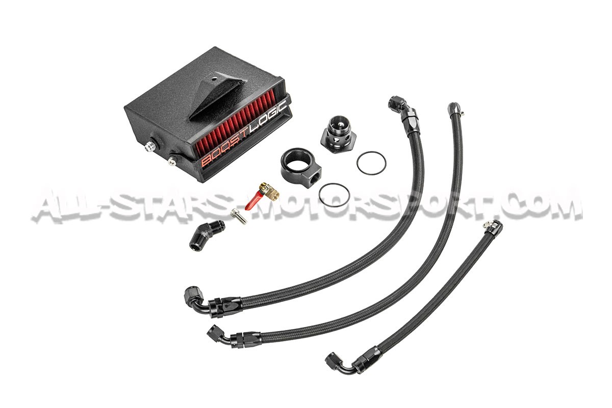 Decantador de aceite catch can Boost Logic para Nissan R35 GTR