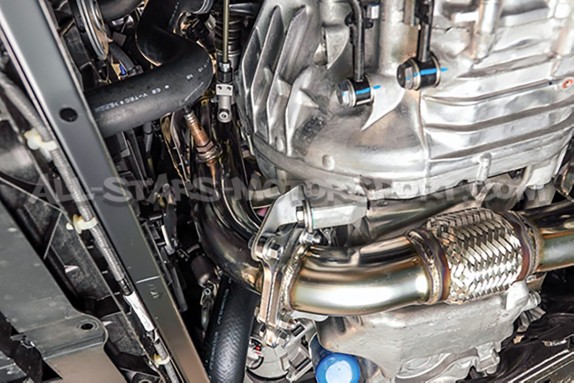 Downpipe descatalizada HKS para Honda Civic Type R FK8