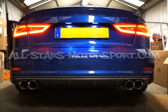 Echappement catback Armytrix valvetronic pour Audi S3 8V Berline