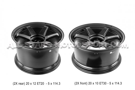 Nissan R35 GTR Volk Racing TE37 Ultra Track Edition II Black 20x10 ...