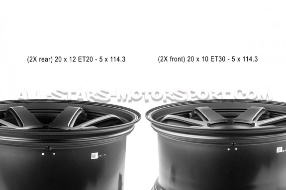 Llantas Volk Racing TE37 Ultra Track Edition II Black 20x10 y 20x12...