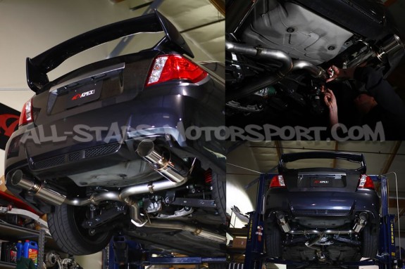 Echappement catback Apexi N1 Evolution pour Subaru Impreza STI 11-1...