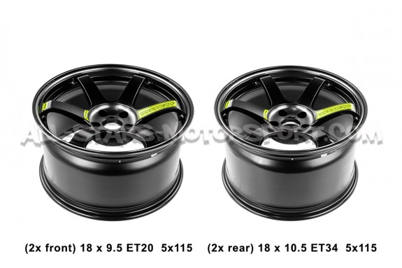 Jantes Volk Racing TE37 SL Saga M-SPEC 18x9.5 y 18x10.5 pour Toyota...