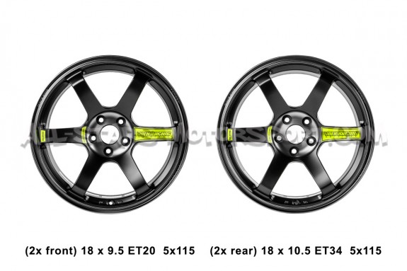 Jantes Volk Racing TE37 SL Saga M-SPEC 18x9.5 y 18x10.5 pour Toyota...