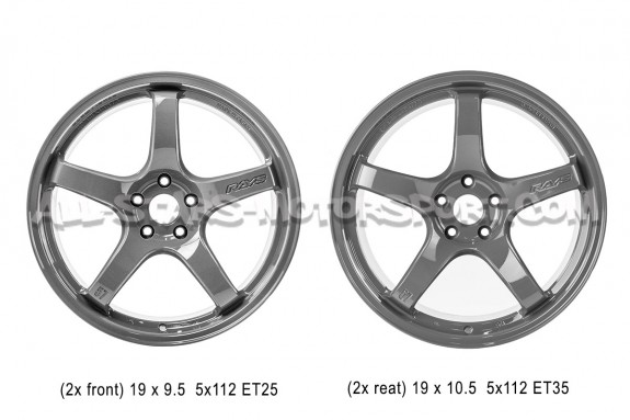 Wheels Rays Gram Lights 57CR 19x9.5 et 19x10.5 - 5x112 - Glossy Gre...