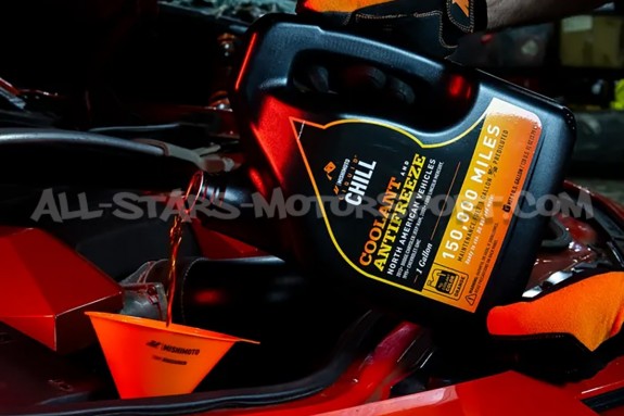 Liquide de refroidissement Mishimoto Chill Orange pour Ford, Dodge,...