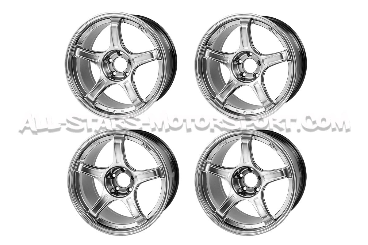 Llantas SSR GTX03 18x9.5 y 18x10.5 - 5x114.3 ET12 Silver para Nissan 350Z / 370Z