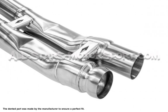 Downpipes descatalizadas Alpha Competition para Mercedes C63 AMG W204
