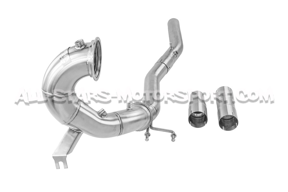 Downpipe descatalizada Alpha Competition para Golf 8 R y Audi S3 8Y...