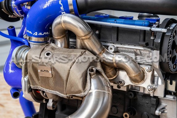 Collecteur d'échappement tubulaire Alpha Competition pour Audi S3 8...