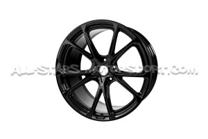 Jante Techart Formula VI Race 21x12 ET68 - Porsche Ecrou Central - Black