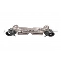 Escape Akrapovic Slip-On titanio para Porsche 911 992 Turbo / S