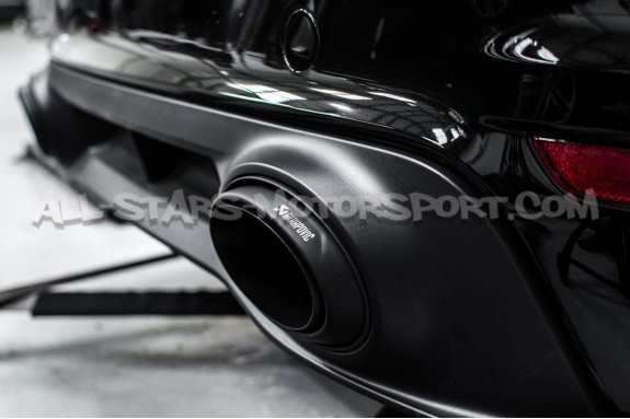 Escape Akrapovic Slip-On titanio para Porsche 911 992 Turbo / S