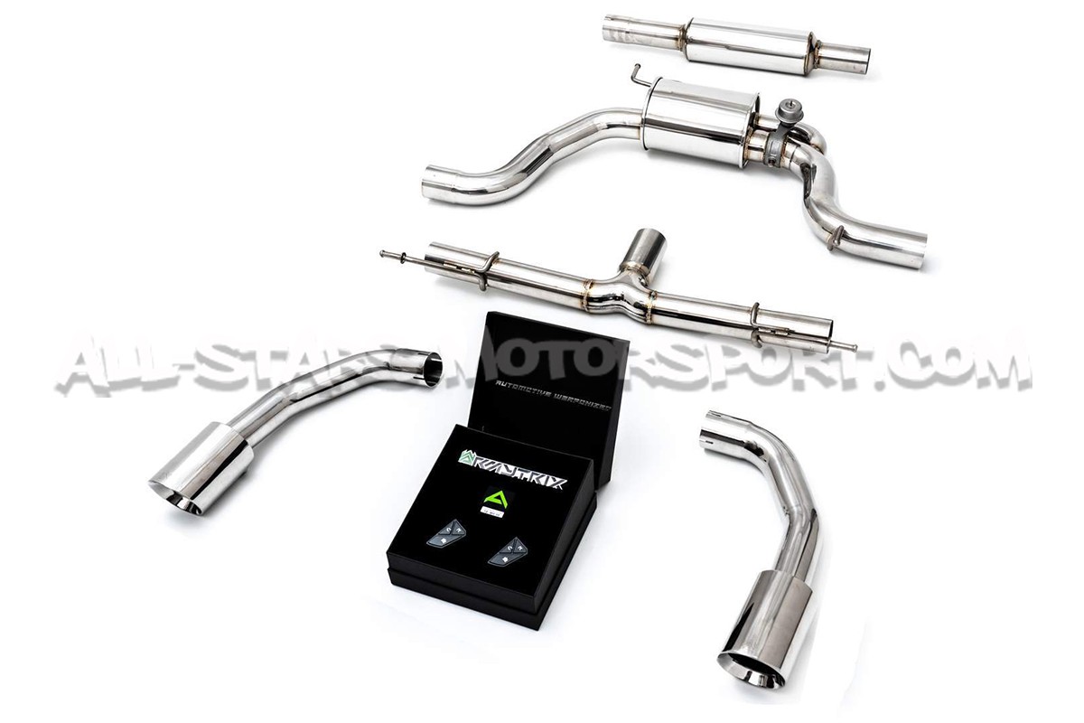 Escape catback Armytrix valvetronic para Golf 8 GTI