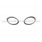 Embouts canules d'échappement carbone Techart pour Porsche 911 992 Turbo / S