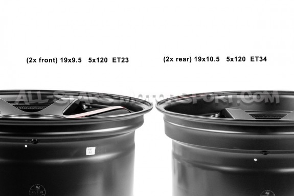 Jantes Volk Racing TE37 SL Black Edition III 19x9.5 et 19x10.5 pour...