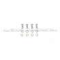 Flexibles de frein aviation Goodridge pour Golf 7 GTI / Golf 7 R / Clubsport / TCR
