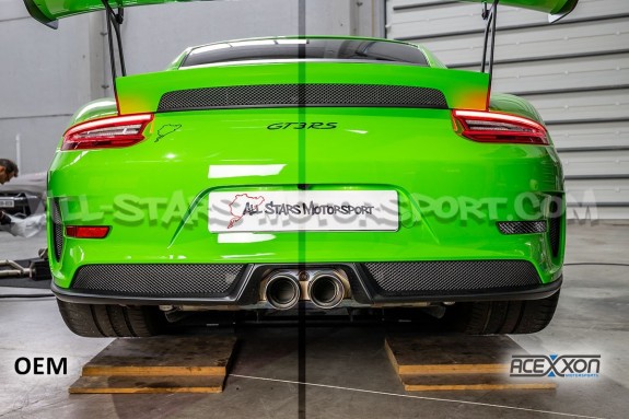 Porsche 991 GT3 / GT3rs Acexxon Honeycomb Rear Reflector Deletes