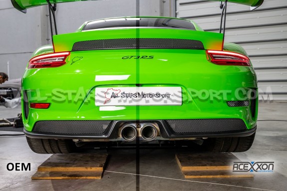 Supresion de reflectores traseros Acexxon para Porsche 991 GT3 / GT3rs