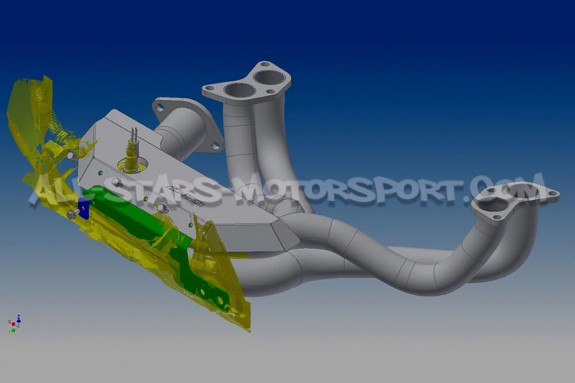 Escudo termico Apexi para colector de escape de Toyota GR86 / GT86 ...
