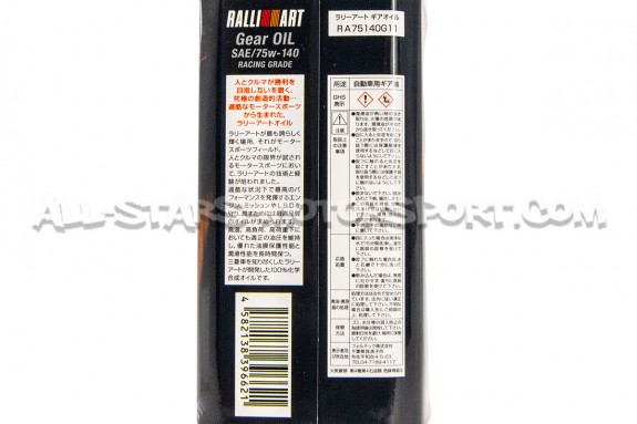 Huile de boite et pont Fortec Ralliart 75w140 pour Mitsubishi Lance...
