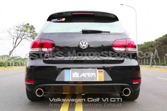 Echappement catback Armytrix valvetronic pour Golf 6 GTI
