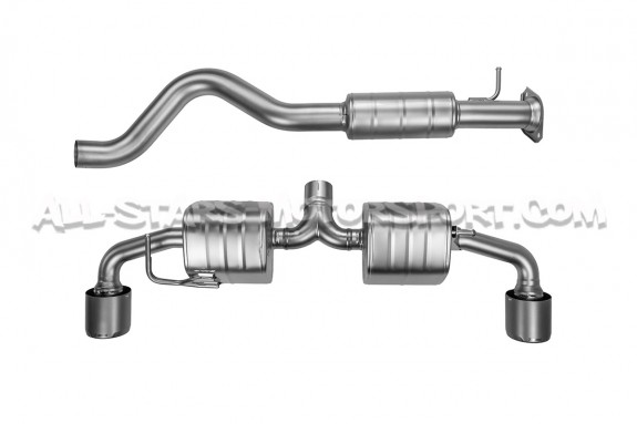 Echappement Akrapovic Slip-On Race titane pour Toyota Yaris GR Gen.2