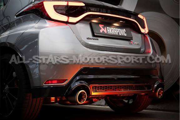 Echappement Akrapovic Slip-On Race titane pour Toyota Yaris GR Gen.2