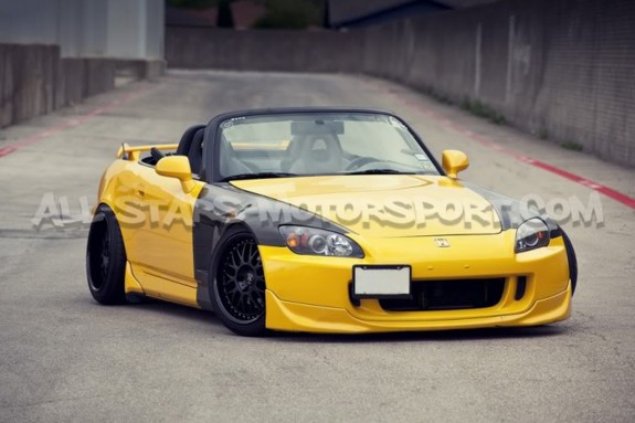Aletas delanteras de carbono Seibon +10mm para Honda S2000