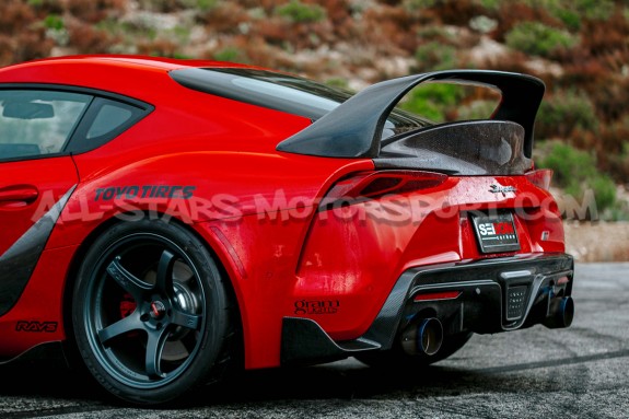 Aileron Seibon en carbone pour Toyota Supra MK5 A90
