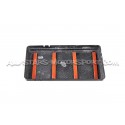 Tapa de caja de fusible HKS de carbono para Honda Civic Type R FK8