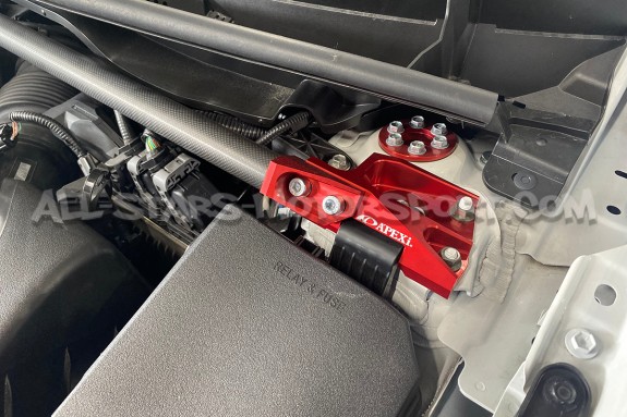 Barre anti rapprochement avant carbone Apexi pour Toyota Yaris GR G...