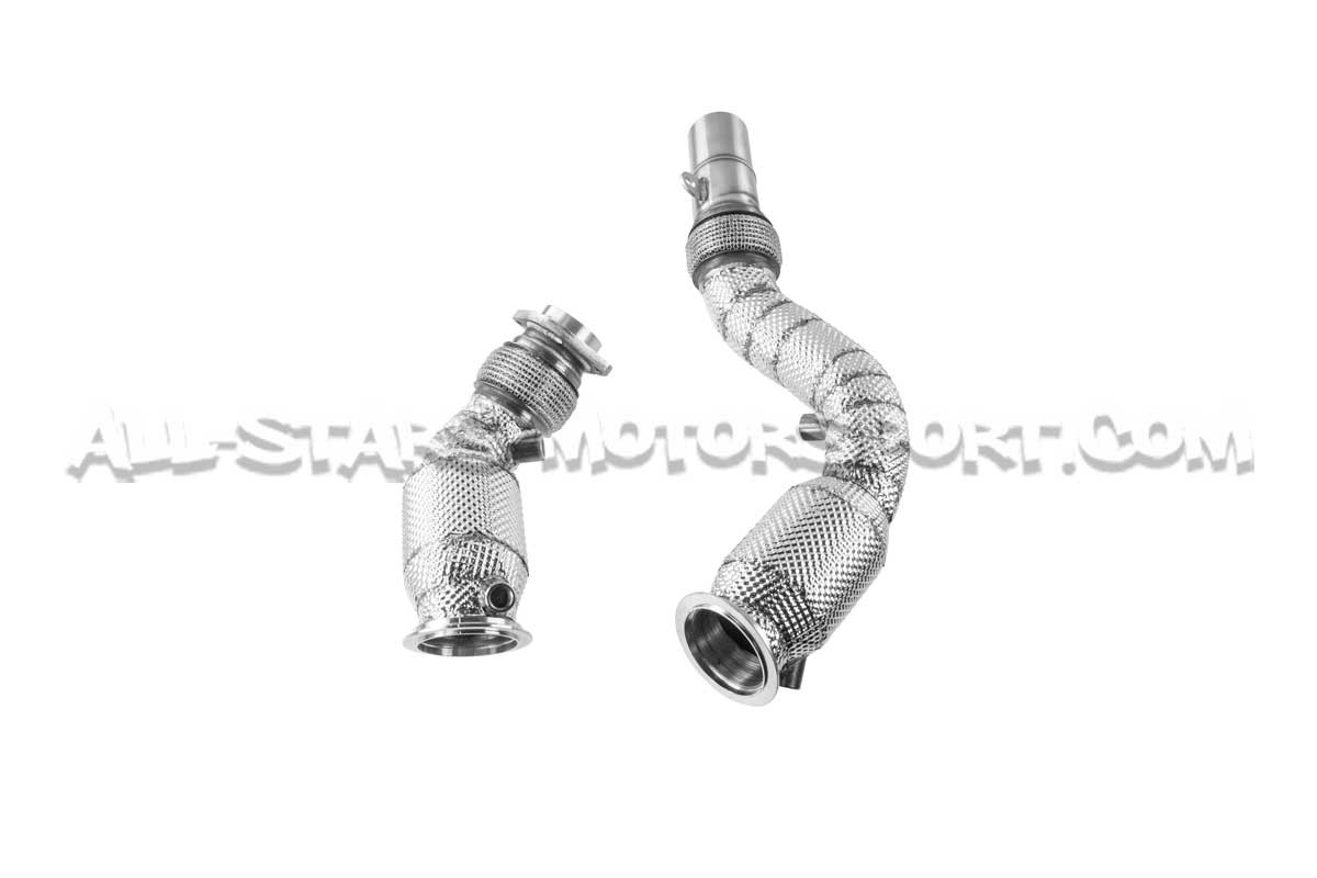 Downpipes avec cata sport Scorpion pour BMW M3 F80 / M4 F8x et M2 C...