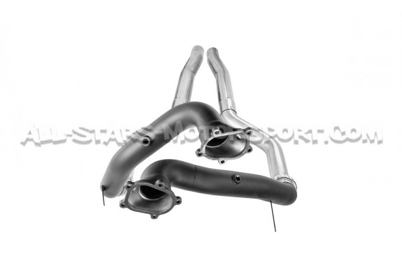 Downpipes descatalizadas y tubos delanteros Scorpion para Audi RS6 ...