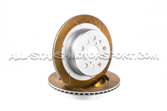 Discos de freno traseros ranurados Dixcel FS para Toyota Supra MK4 2JZ