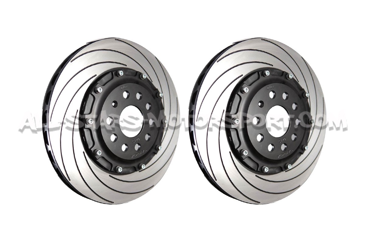 Discos de freno delanteros de 2 piezas Tarox F2000 para Audi RS6 C6