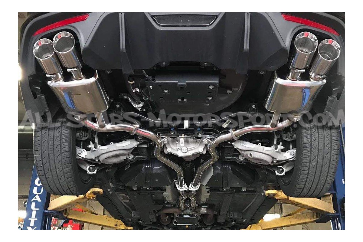Echappement catback Armytrix valvetronic pour Ford Mustang S550 GT ...