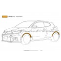 Extensiones de aletas HKS para Toyota GR Yaris