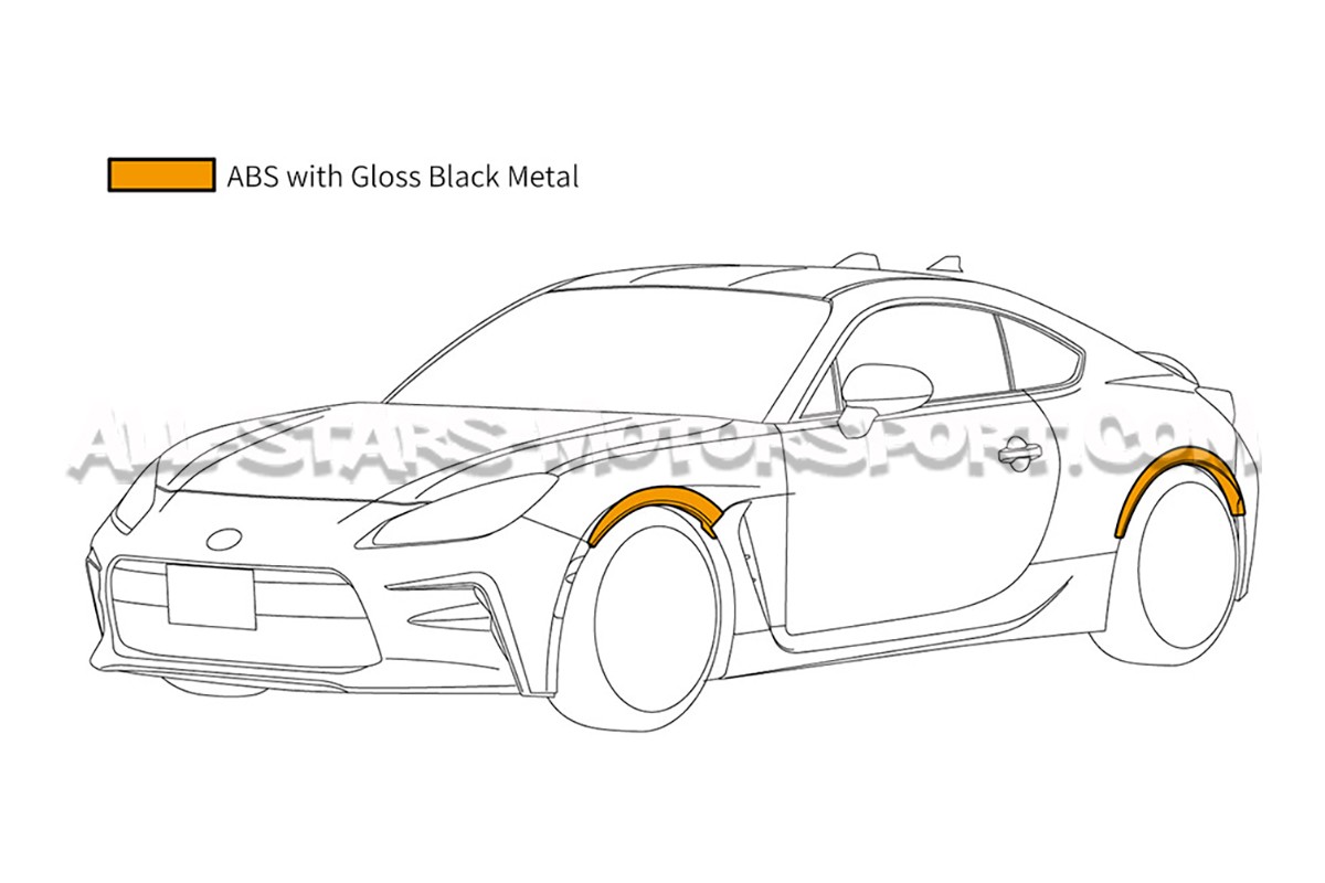Extensions d'ailes HKS pour Toyota GR86 / Subaru BRZ ZD8