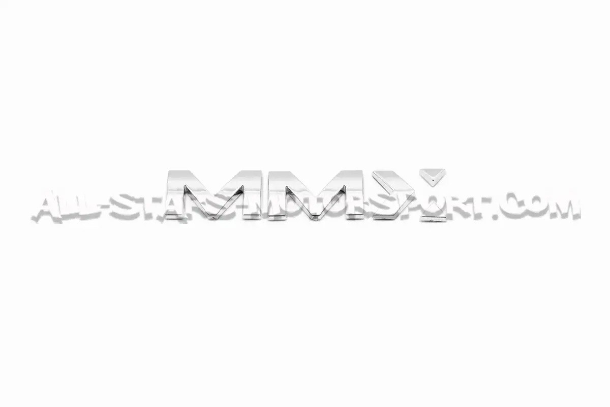 Emblema adhesivo MMX negro o cromado